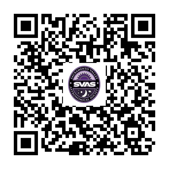 QR code linking to the SVAS PayPal donation page